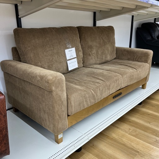 2人掛けソファー 市場株式会社 展示処分品 ブラウン のご紹介です！