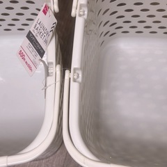 ランドリーバスケット 洗濯かご 2個セットの画像