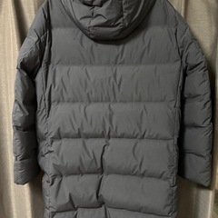 UNIQLO シームレスダウンコート ネイビー XLの画像