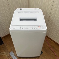 #20 イチオシ商品!!  7.0kg HITACHI 2023年 ビートウォッシュ BW-G70J 全自動電気洗濯機 の画像