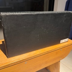 IKEA イケア デスクオーガナイザー 小物入れ ブラック　レザーの画像