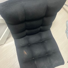 リクライニング座椅子黒×2個の画像