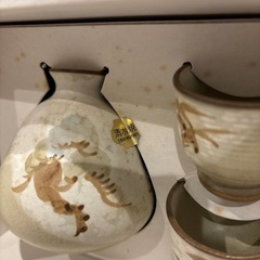新品未使用　清水焼 徳利&おちょこの画像