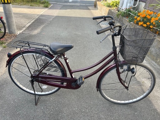★シティサイクル 　ワインレッド