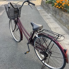★シティサイクル 　ワインレッドの画像