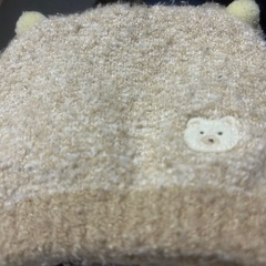 ベビー　温かい　帽子42〜46cmの画像