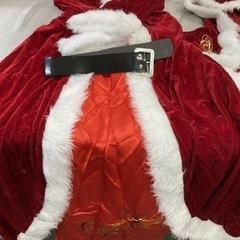 サンタクロース コスチューム ワンピースタイプ クリスマスツリー飾り 未使用品　ハロウィン　コスプレ　の画像