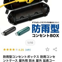 防雨型コンセントボックスしんぴ新品の画像