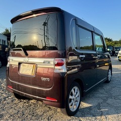 【支払総額12.8万円】タントカスタムXリミテッド 車検令和8年11月 修復歴なし TV パワスラ タイヤバリ山の画像