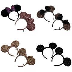 186000 現状品 Disney ディズニー 大量 16点 まとめ売り カチューシャ ミニー ドナルドダック スパンコール ペアコーデ [0000000001257]の画像