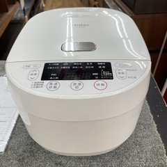 R421 ☀️ 2022年製の高年式！ Haier 炊飯ジャー 5.5合炊き JJ-M56A ⭐ 動作確認済 ⭐ クリーニング済の画像
