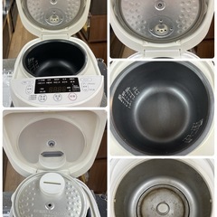 R421 ☀️ 2022年製の高年式！ Haier 炊飯ジャー 5.5合炊き JJ-M56A ⭐ 動作確認済 ⭐ クリーニング済の画像