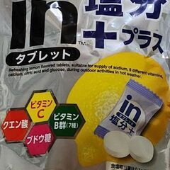 塩分タブレット　二袋分　熱中症　夏バテの画像