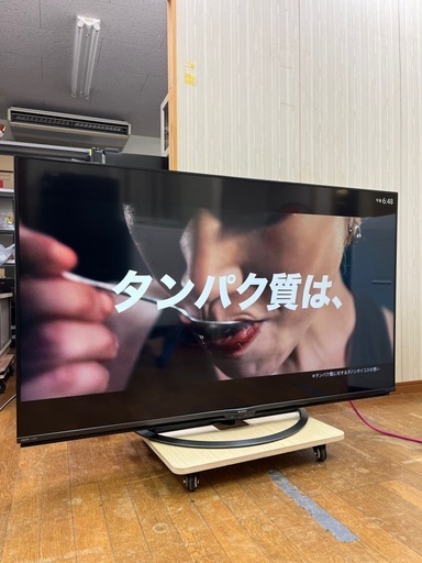 大型60インチ!! SHARP AQUOS 2018年 4T-C60AJ1 Android ネット動画対応 液晶カラーテレビ