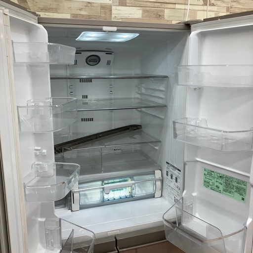 【安心の6ヶ月保証】441L 6ドア冷蔵庫 HITACHI 2015年製