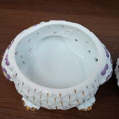Floral 　香炉　フクロウ　置物　サイズ（約）幅11×奥9.5×高10　　■近隣配送無料 買取GO‼　栄和店の画像