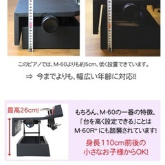 ピアノ補助ペダル　m-60Ｒ＋の画像