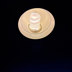 オレンジの電球、中古　ちゃんと点灯しますの画像