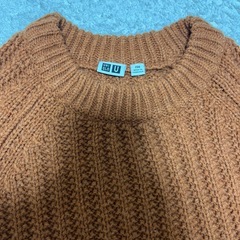 UNIQLO Uキッズ　ローゲージクルーネックセーター 150cmの画像