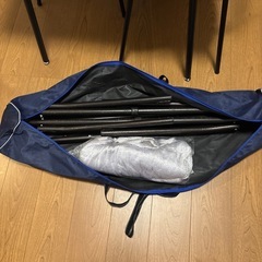 ハンモック　キャンプ　折りたたみ　白の画像