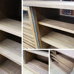 I43　美品　起立木工 サイドボードの画像