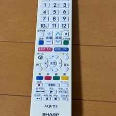 SHARP 24型テレビ ホワイトの画像