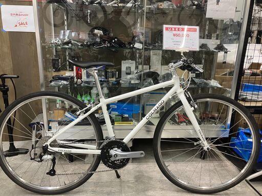 福岡市引取限定/CannonDALE 160cm～ 24段変速 前後タイヤ新品 中古