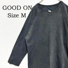 【良品 / Good On】ラグランスリーブ サイズM 七分袖 顔料染めの画像