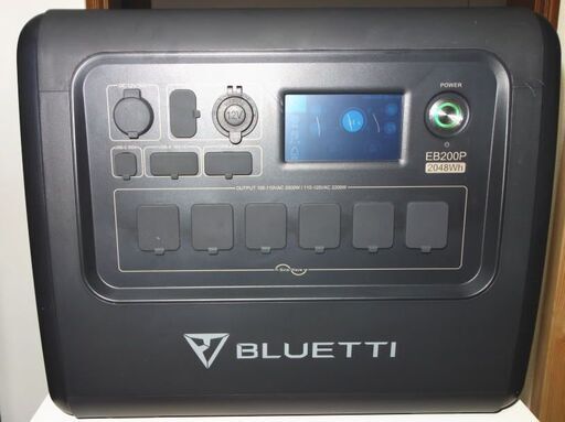 ■ポータブル電源 ★EB200P ★防災推奨・車中泊・キャンプ ★2048Wh、2200W ★瞬間最大出力4800W ★寿命10年以上！ ★非常電源 ★停電時