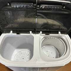 小型 ポータブル 二槽式洗濯機本体 NAW002 2021年製 Used/美品Used/美品の画像
