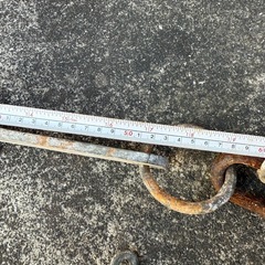 アンカー 錨 全長約53cm チェーン付きの画像
