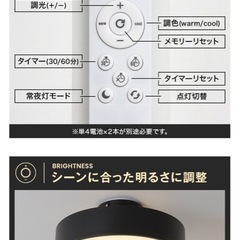 LOWYA-シーリングライト 3パターン点灯の画像