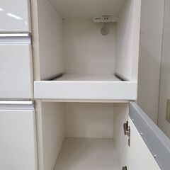 J1545【リユースのサカイ柏店】NITORI　ニトリ　キッチンボード　LUCIA-Ⅱ-105KB　ホワイト　クリーニング済みの画像