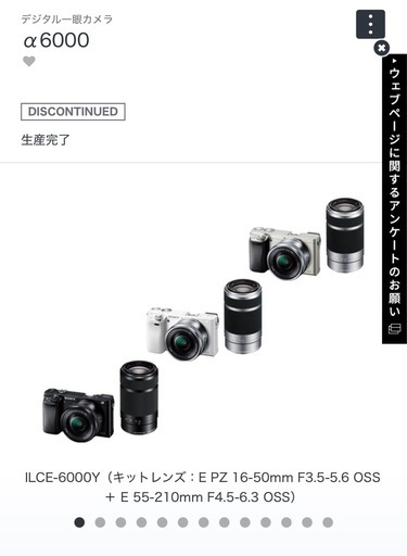 SONYデジタルカメラ