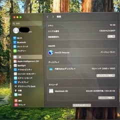 MacBook Pro 13インチ (2020) M1 16GB/512GBの画像