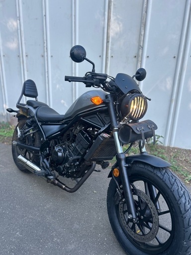 【動画あり】レブル250 MC49 前タイヤ新品整備多数社外マフラー　低走行車　アメリカン