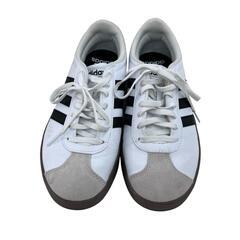 186001 adidas アディダス VL コートベース 3711  24 ホワイト/ブラック [0000000001280]の画像