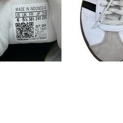 186001 adidas アディダス VL コートベース 3711  24 ホワイト/ブラック [0000000001280]の画像