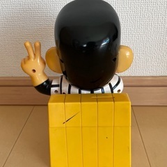ジャンク　阪神タイガース 貯金箱 星野仙一監督 おしゃべり仙ちゃん 貯金箱の画像