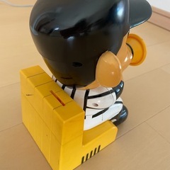 ジャンク　阪神タイガース 貯金箱 星野仙一監督 おしゃべり仙ちゃん 貯金箱の画像