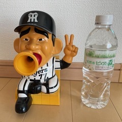 ジャンク　阪神タイガース 貯金箱 星野仙一監督 おしゃべり仙ちゃん 貯金箱の画像