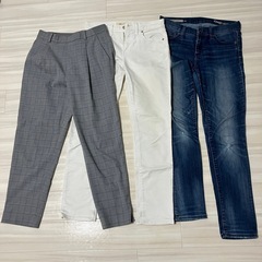 秋物カーキコート　GAPデニム　トップス　セットの画像