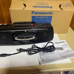 ラジカセ★Panasonic  RX-FS22AK★ブラック★動作品の画像