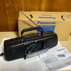 ラジカセ★Panasonic  RX-FS22AK★ブラック★動作品の画像