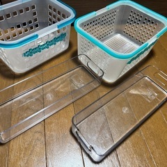 かご　ケース　4つセット　収納の画像