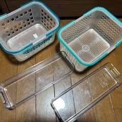 かご　ケース　4つセット　収納の画像