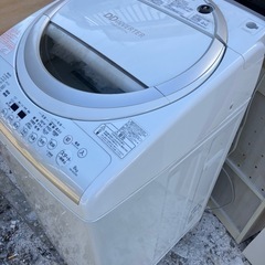 ★8キロ大容量！TOSHIBA縦型洗濯機✨インバーターの画像