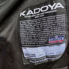 KADOYA カドヤ MARKSMAN 3L K'S LEATHER K'S PRODUCT ライダー ライディング メッシュ ジャケットの画像