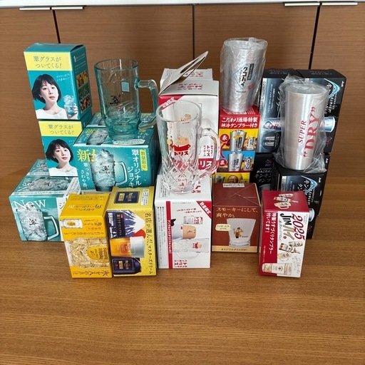 タンブラー、グラス、ジョッキ、各種