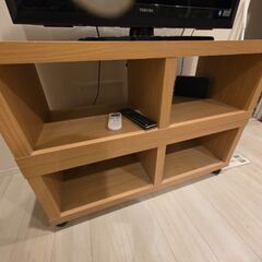 木製テレビ台の画像